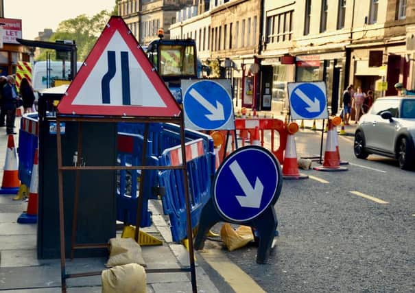 Edinburgh road changes.