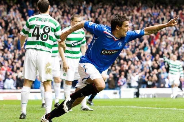 2007-08 
Nacho Novo staked a claim for a more regular start after emerging to hit a double at Ibrox in a 3-0 win, including an early header and late penalty on October 20, 2007.