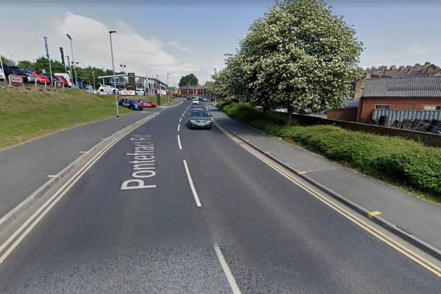 A man's body was found in an abandoned car on Pontefract Road, Oakwell