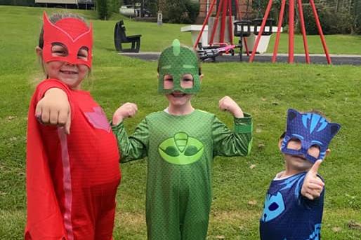 Superhero weekend at Riverside Meadows Caravan Park.