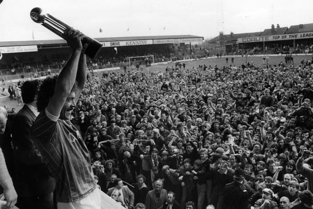 Chesterfield FC gain promotion and win Championship, 15 May 1985.