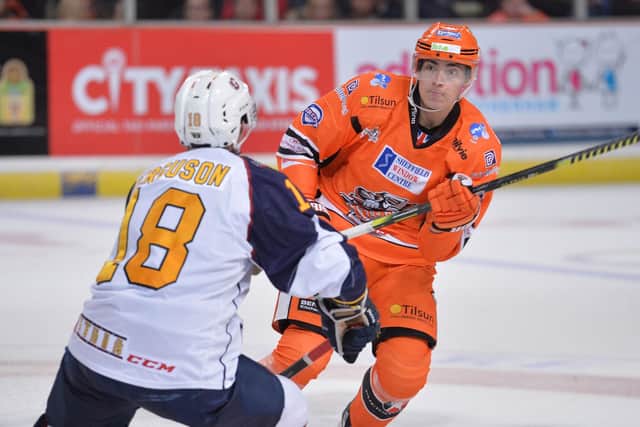 Cole Shudra in action for Steelers