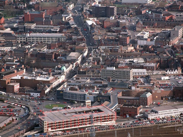 Aerial Views - Frenchgate Centre.
