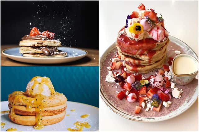 Some of the pancakes available in Sunderland and Seaham this Pancake Day
