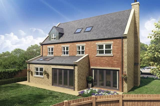 In the lap of luxury sits this new five-bedroom home on a development at Chesterfield Road in the village of Oakerthorpe, near Alfreton. It is on the market for £750,000 with estate agents Bagshaws Residential.