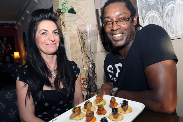 Jackie and Ian Bailey of the Mason Arms hold a bangers and mash-up taster night in 2013