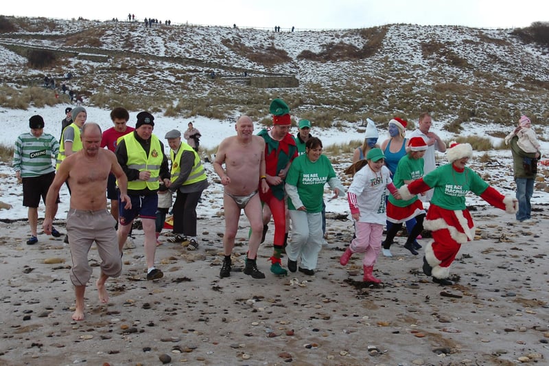 The Crimdon Boxing Day dip raised money for Macmillan in 2009. Did you take part?