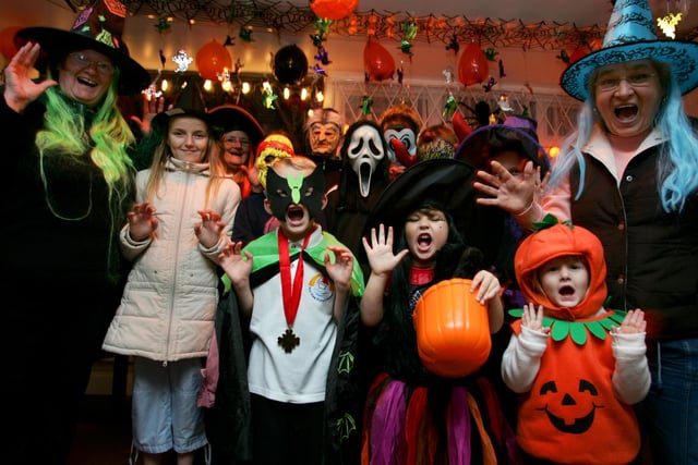 The residents association in Horsley Hill held this Halloween night party 14 years ago. Were you there?