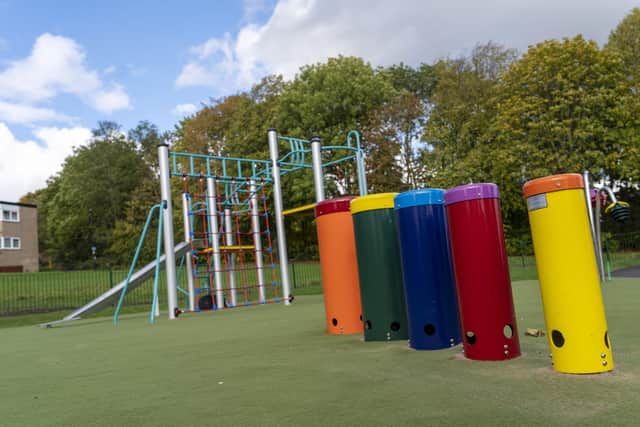 The new playground on Westfield Northway. Picture Scott Merrylees