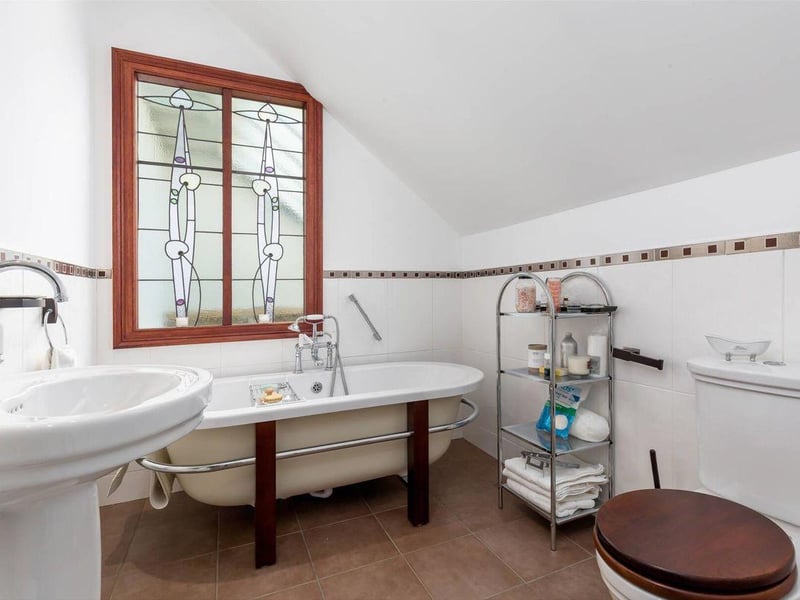 Second floor bathroom.