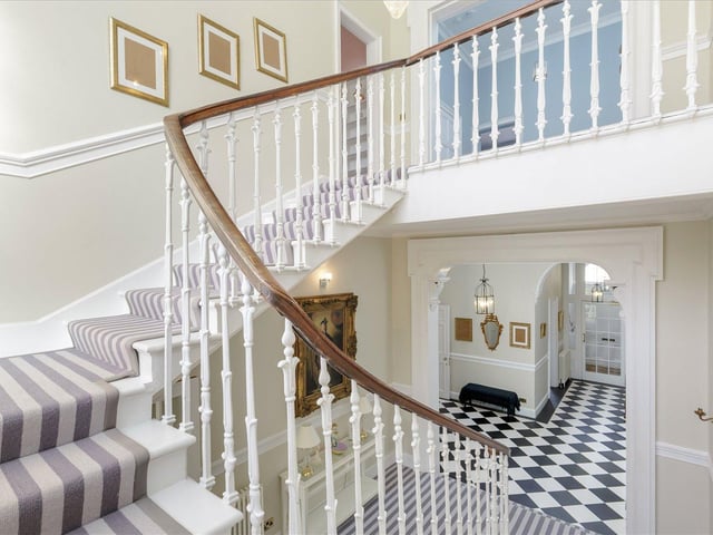 Hall and staircase.