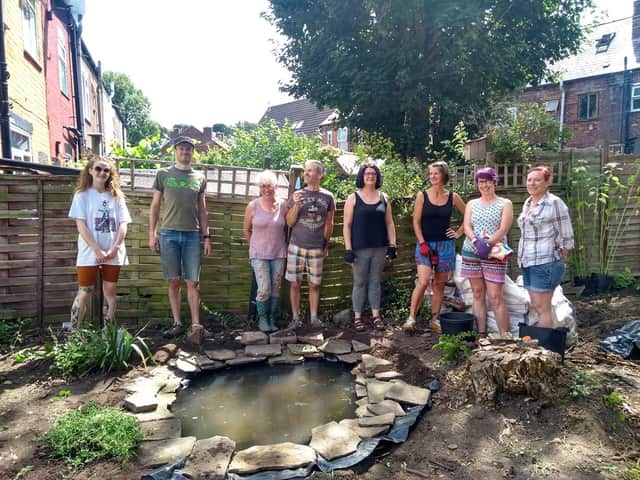 Brooklyn Road community garden, organisers raised £130 and secured most of the plants through donations.