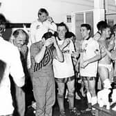Promotion celebrations after Sheffield United v Leicester City - 5 May 1990