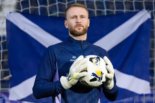 The Falkirk number one has missed the last few weeks of action with an ankle injury, and won't return in time to face Hearts. Nicky Hogarth will continue to deputise.