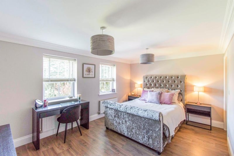 A double room with two rear facing sash double glazed windows. A door gives access to the walk in wardrobe and ensuite bathroom.