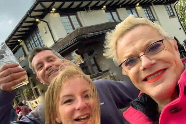 Eddie Izzard attended a fun day at the Walkley Cottage yesterday (Photo: Facebook)