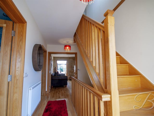 The hall and stairs.