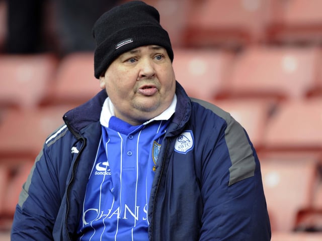 A Sheffield Wednesday fan at Oakwell to see the Owls in 2018