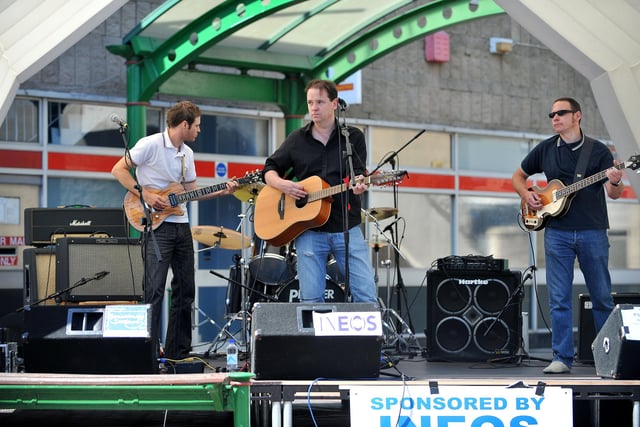 The International Pop Assassins were the stars of the show at the 2009 Grangemouth Music Festival