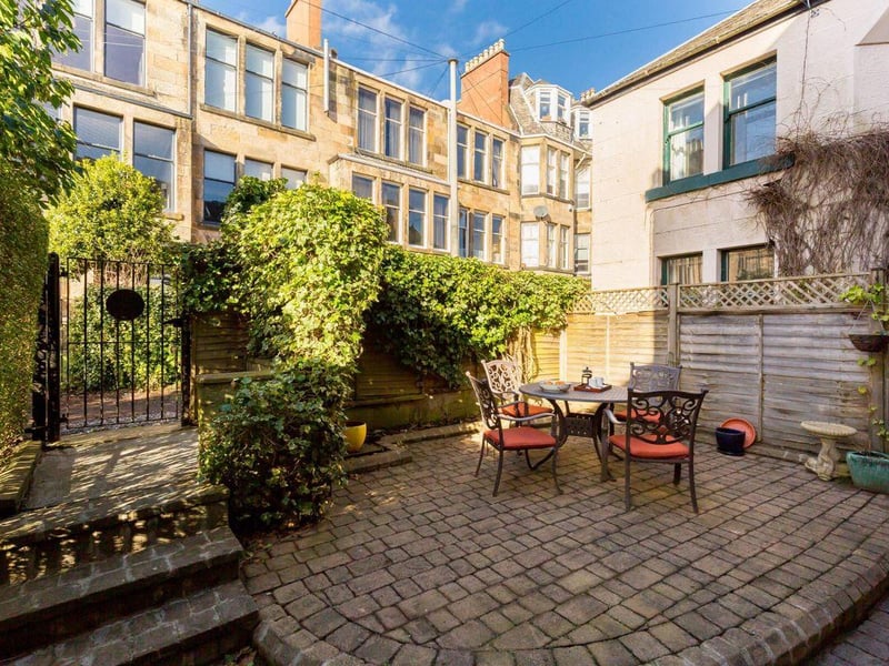 Private courtyard garden to rear.
