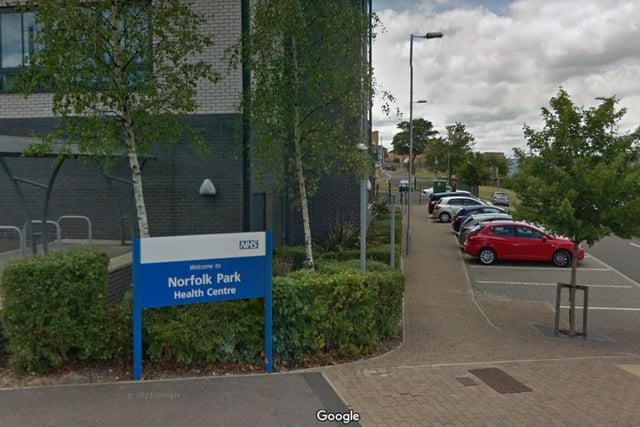 At Norfolk Park Health Centre, 83.1% of people responding to the survey rated their experience of booking an appointment as good or fairly good. PIcture: Google