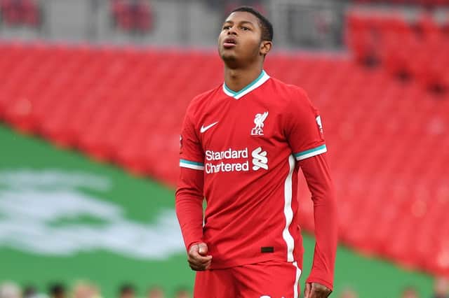 Rhian Brewster of Liverpool (Photo by Justin Tallis/ pool via Getty Images)