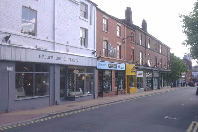 The row in 2015, when the shops were still occupied.