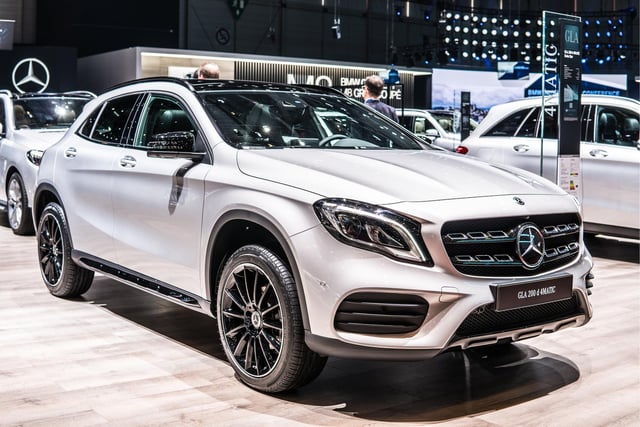 Following in eighth place is the Mercedes-Benz Gla-Class