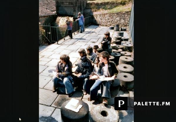 Pupils from Hucklow Middle school. Firth Park, visiting the Shepherds Wheel in Whiteley Woods, May 18th 1979. Sheffield Newspapers