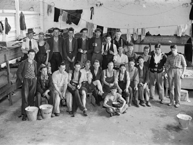 The male dormitory at Rattray, near Blairgowrie, 1935. Perth Museum and Art Gallery, D Wilson Laing Collection. Copyright Perth & Kinross Council