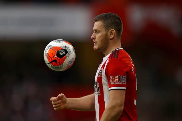 Sheffield United star Jack O'Connell has been sidelined with injury since the beginning of the season. (Photo by Richard Heathcote/Getty Images)