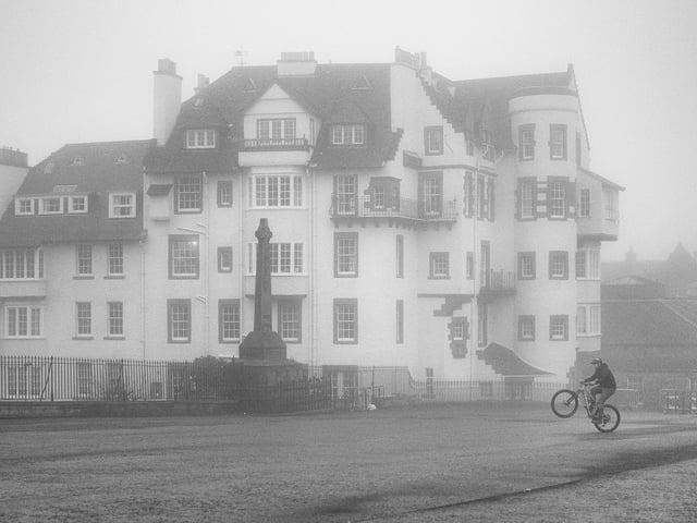 The photographers' work tries to show alternative views of Edinburgh