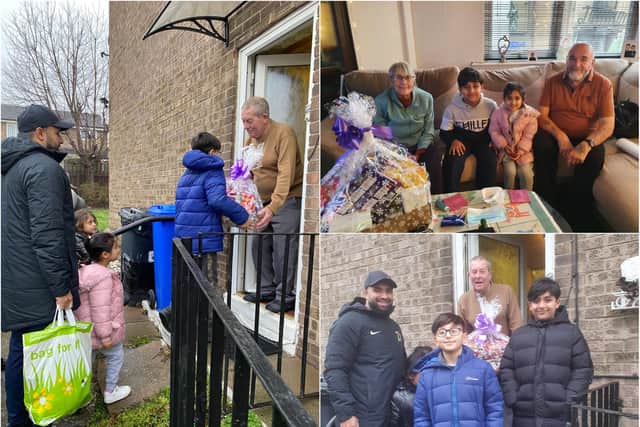 Darnall Education & Sports Academy members spent Christmas Eve delivering gifts to elderly residents of Darnall to develop better community relations