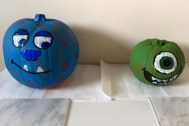 Different from the usual, but who doesn't love some Mike Wazowski and Sulley? Marvellous work.