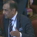 Coun Mohammed Mahroof spoke about school places myths at a meeting of  Sheffield City Council's education, children and families policy committee. Picture: Sheffield Council webcast