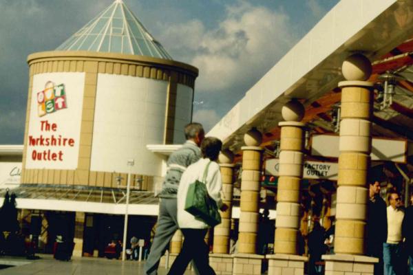 The mall at the Yorkshire Outlet.