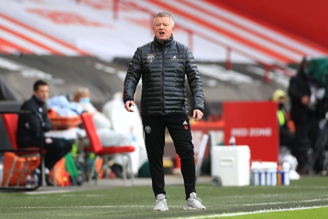 Chris Wilder will be the favourite for any number of managerial vacancies at this moment with his stock still high from the job he did with Sheffield United. Wilder has been out of the game since departing the Blades in March this year. (Photo by Mike Egerton - Pool/Getty Images)