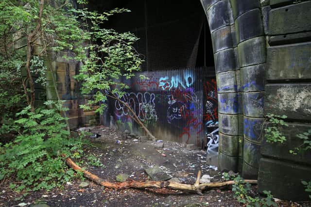 The Grade II-listed entrance to the famous 'Fiery Jack' tunnel in Sheffield