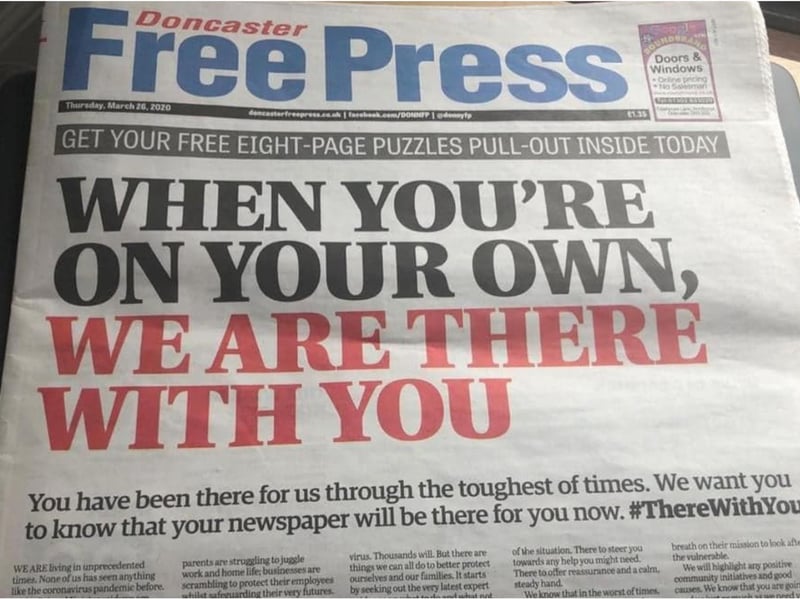 As designated key workers, your Free Press team has worked tirelessly through the pandemic to keep you informed.