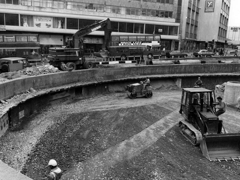The site was said to be filled in with rubble from Hyde Park Flats