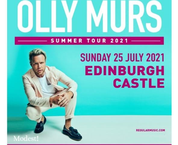 Essex chart sensation Olly Murs returns to the Capital for another massive gig. Edinburgh Castle, Sun 25 Jul, £60.50 / 0131 225 9846