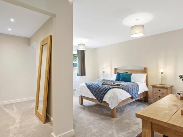 This is an example of one of the dressing rooms that comes with three of the bedrooms.