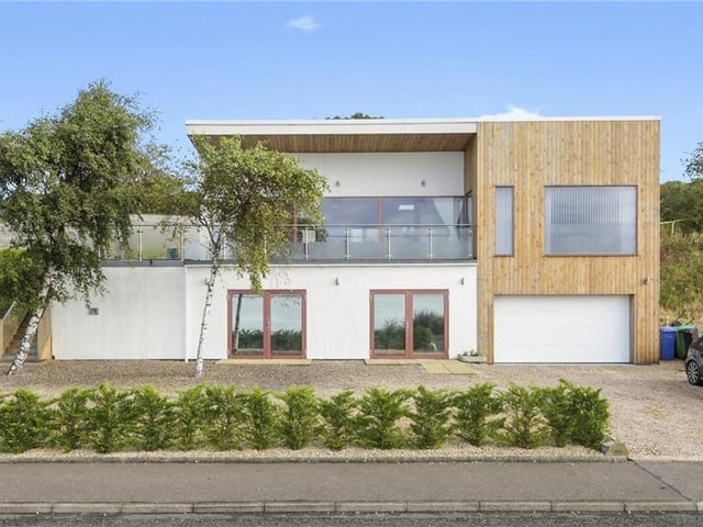 This house is nestled in the village of Torryburn in Fife.