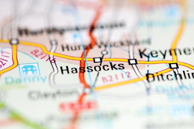 The modern village of Hassocks, whose name means rough tussocks of grass, is located just to the north of the South Downs and is around 7 miles away from Brighton.