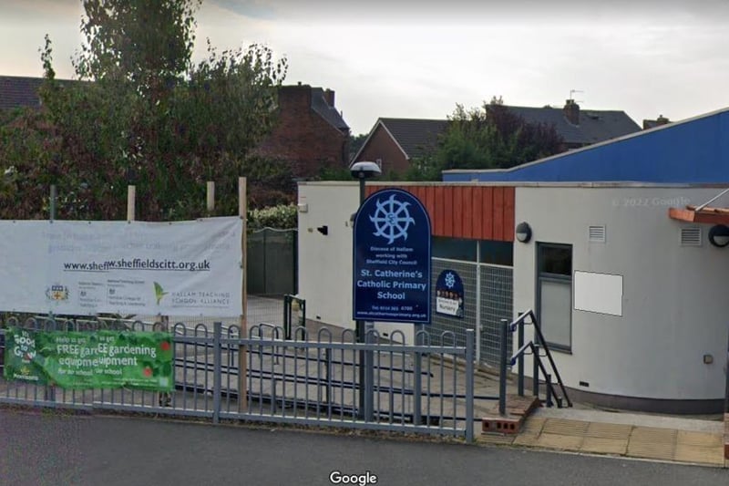 St Catherine's Catholic Primary School (Hallam), in Firshill Crescent, achieved an incredible result when it maintained its outstanding rating at its latest inspection in February 2023. The report said: "Pupils thrive at this exceptional school... Pupils are safe, happy, keen to learn and very persistent".