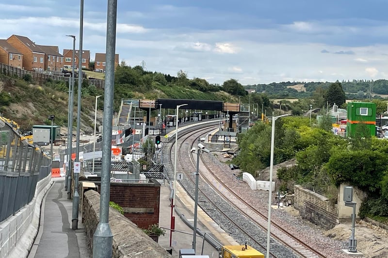 The new platform at Morley station opened in summer 2023, allowing for longer trains to service the station and finishing touches are now being made to the new footbridge and lifts.