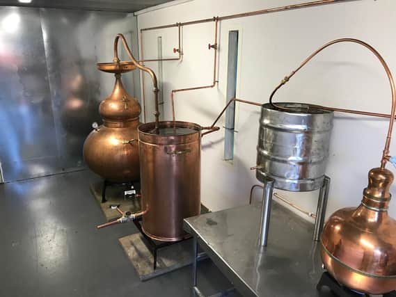 Sheffield Distillery products are slow distilled in copper pot stills so that a clean alcohol is produced with a unique syrupy mouthfeel