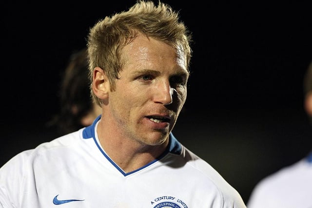 Pools legend Humphreys needs little introduction to supporters with almost 550 appearances to his name. Humphreys spent 12 years at the club after his arrival from Cambridge United in 2001 and sees his name and shirt number on the side of the Suit Direct Stadium to honour his spell with the club. (Photo by Pete Norton/Getty Images)