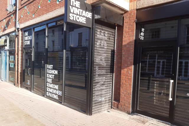 The Vintage Store has moved in to take the place of the former YSM designer shop on Devonshire Street, Sheffield city centre