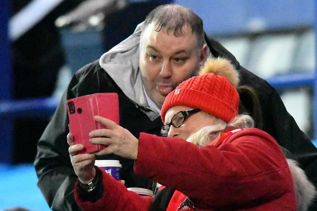 Time for a selfie ahead of Sheffield Wednesday v Sunderland at Hillsborough. Picture by FRANK REID